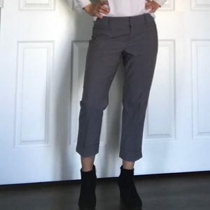 EUC Banana Republic Ryan Fit Crop Pants Gray 8